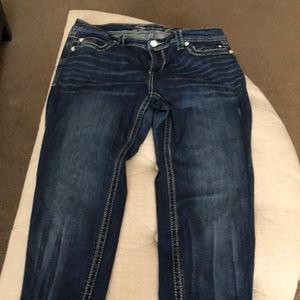 Seven for Mankind Sz 16 blue jean skinny leggings